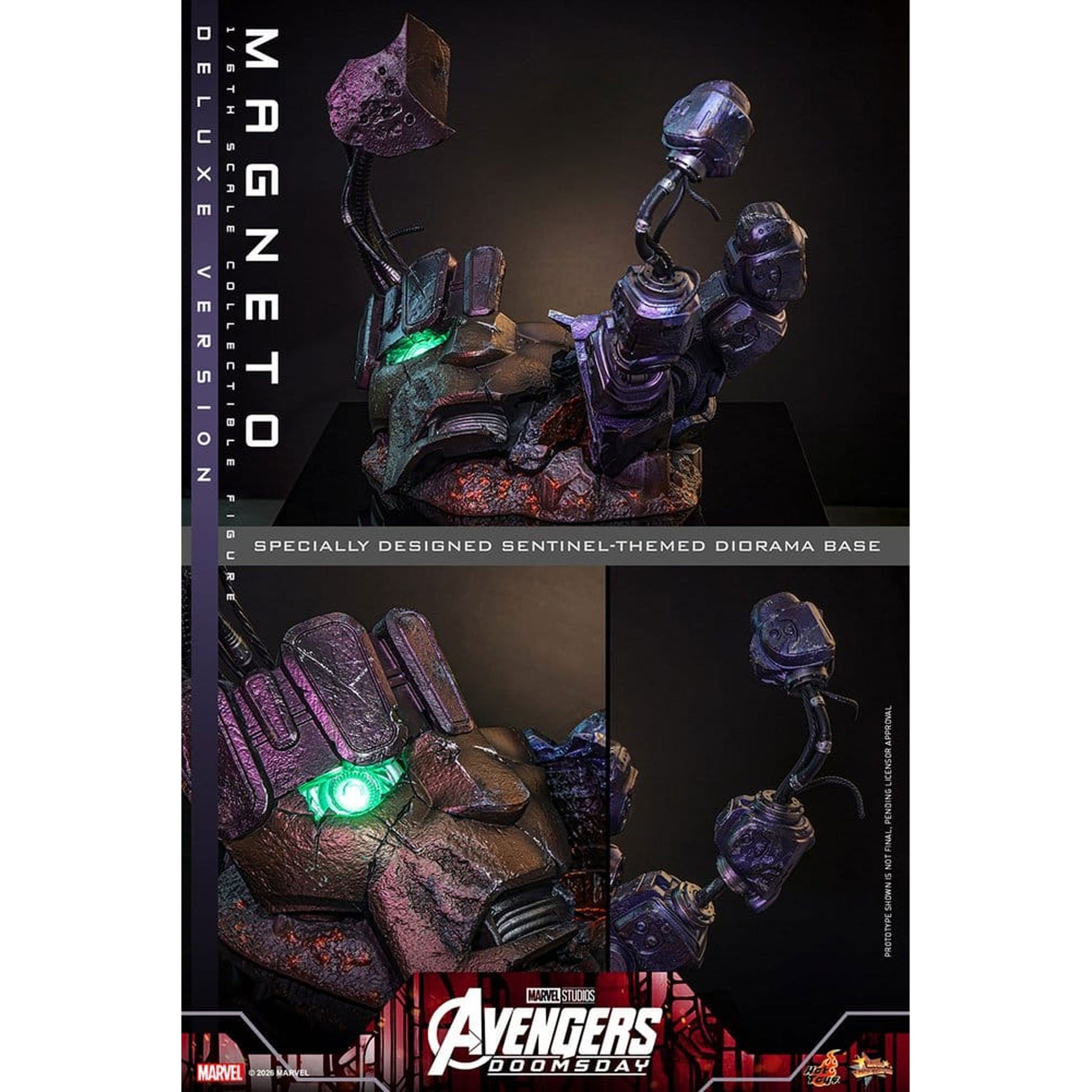 Avengers: Doomsday Movie Masterpiece 1/6 Magneto (Deluxe Version) -Action Figure