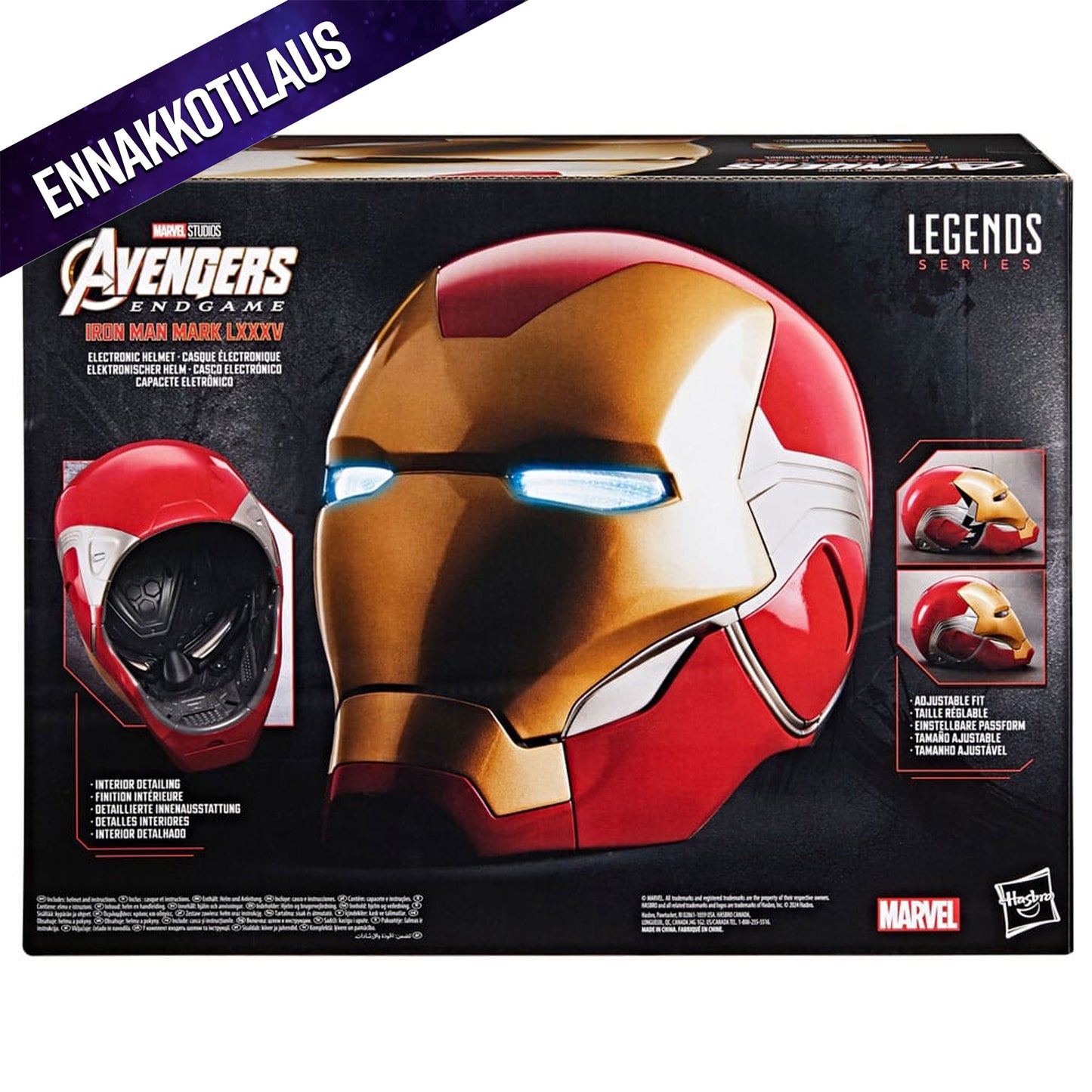 Avengers: Endgame Marvel Legends Series Electronic Helmet Iron Man Mark LXXXV