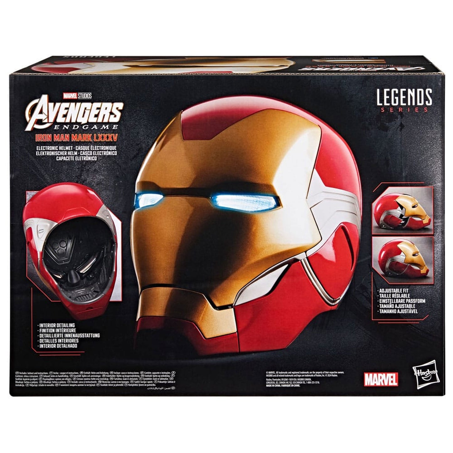 Avengers: Endgame Marvel Legends Series Electronic Helmet Iron Man Mark LXXXV