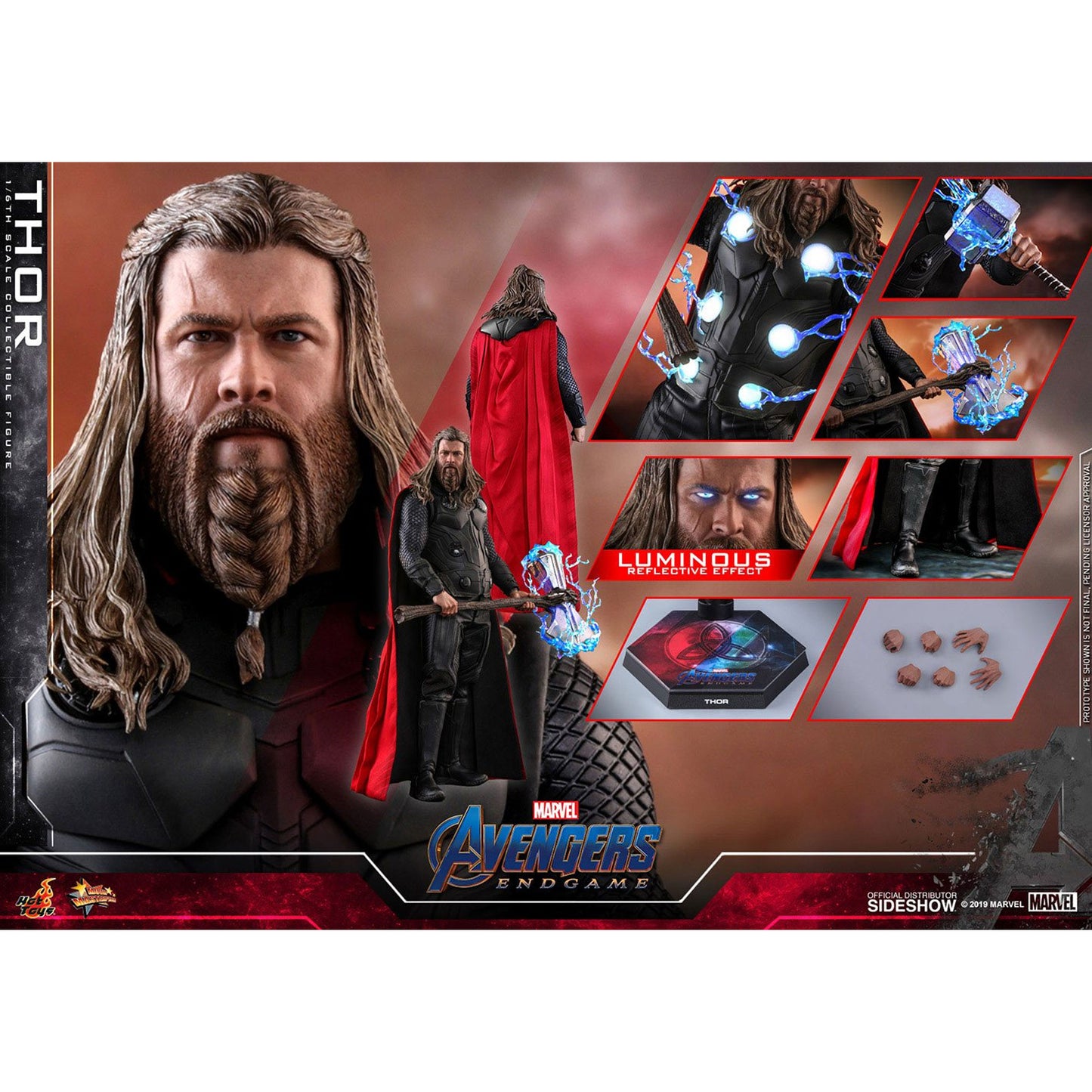 Avengers: Endgame Movie Masterpiece 1/6 Thor -Action Figure