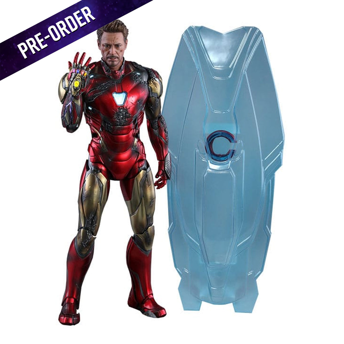 Avengers: Endgame Movie Masterpiece Diecast 1/6 Iron Man Mark LXXXV (Battle Damaged Version) Special Edition -Action Figure
