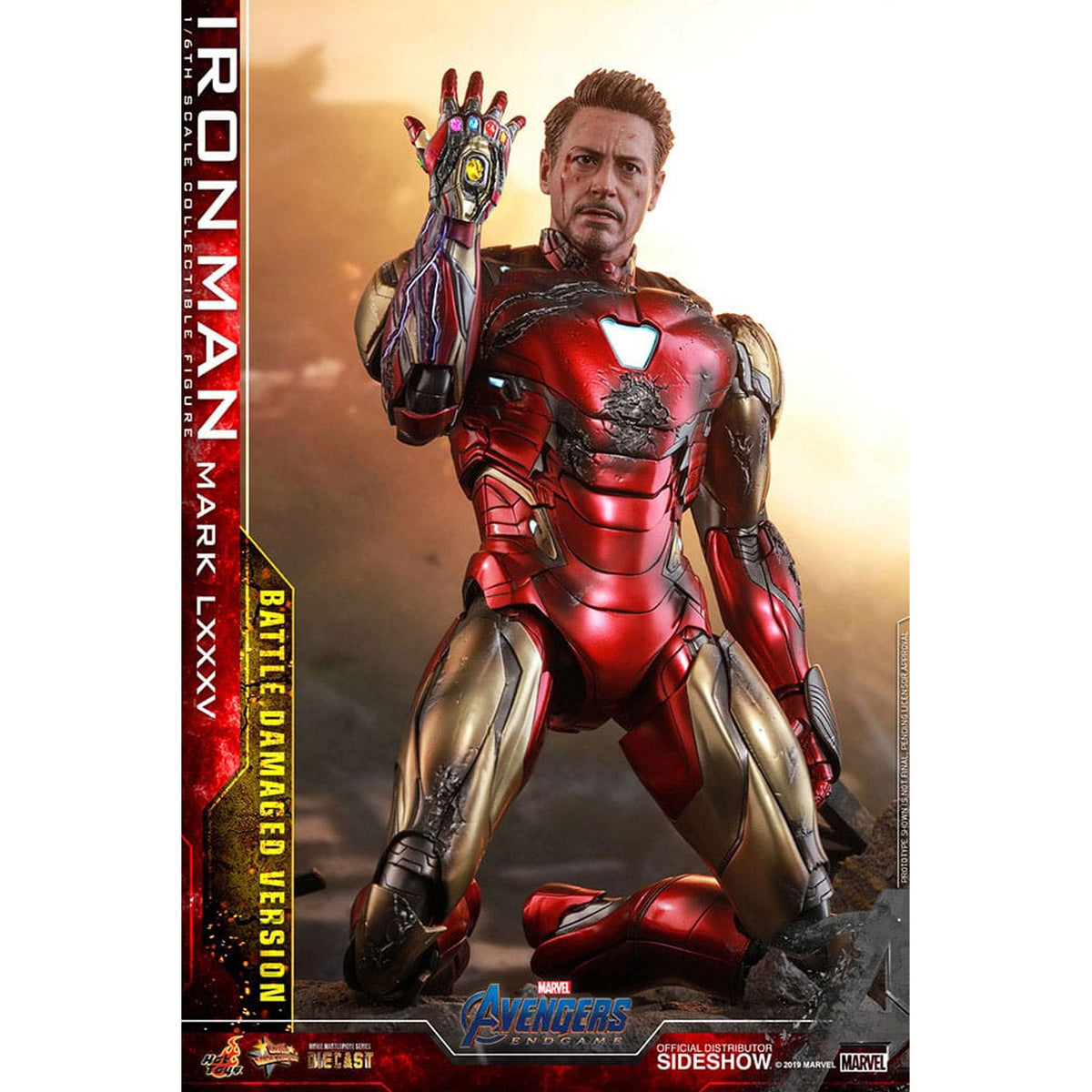 Avengers: Endgame Movie Masterpiece Diecast 1/6 Iron Man Mark LXXXV (Battle Damaged Version) Special Edition -Action Figure

