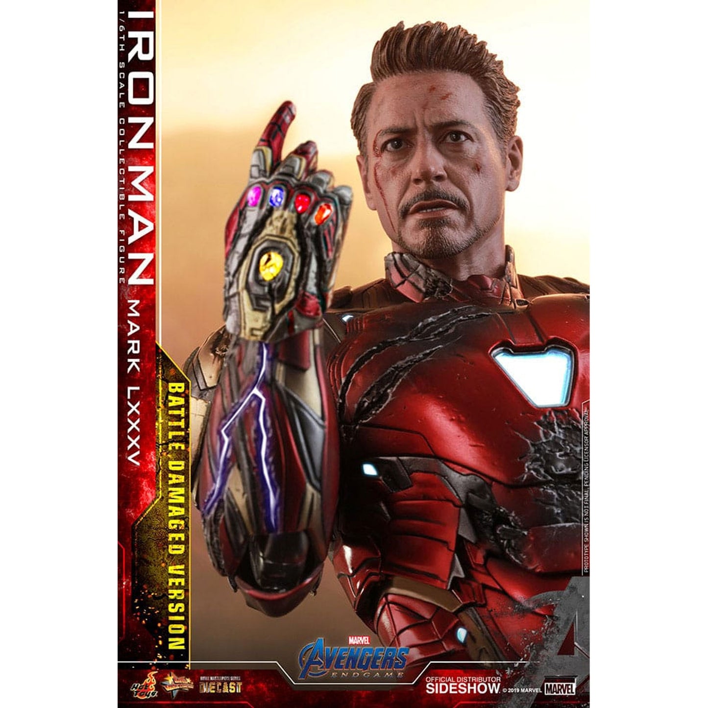 Avengers: Endgame Movie Masterpiece Diecast 1/6 Iron Man Mark LXXXV (Battle Damaged Version) Special Edition -Action Figure
