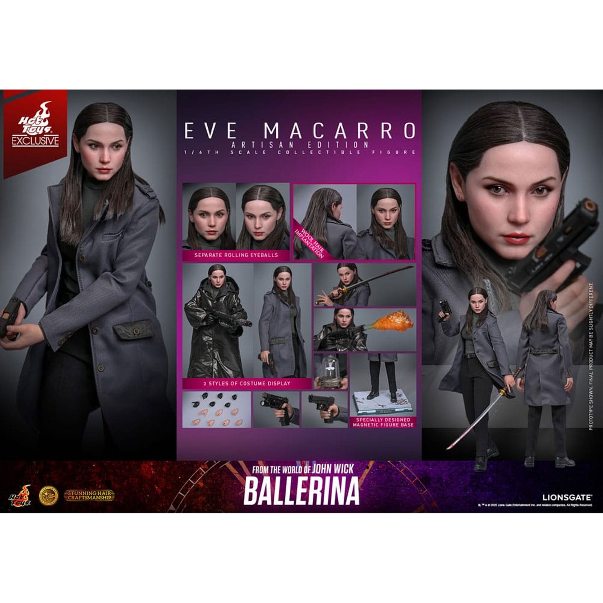 Ballerina 1/6 Eve Macarro (Artisan Editon) Hot Toys Exclusive -Action Figure