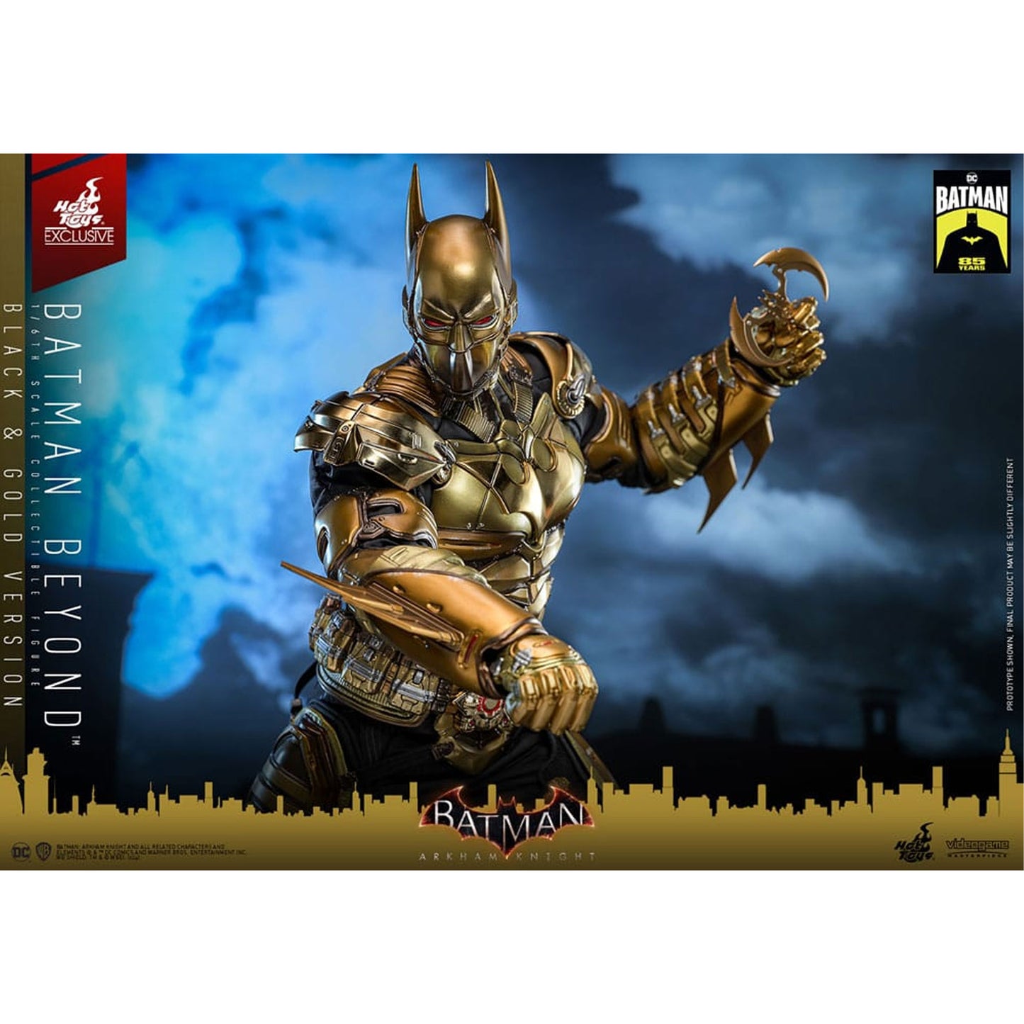 Batman: Arkham Knight Videogame Masterpiece Action Figure 1/6 Batman Beyond (Black & Gold Version)