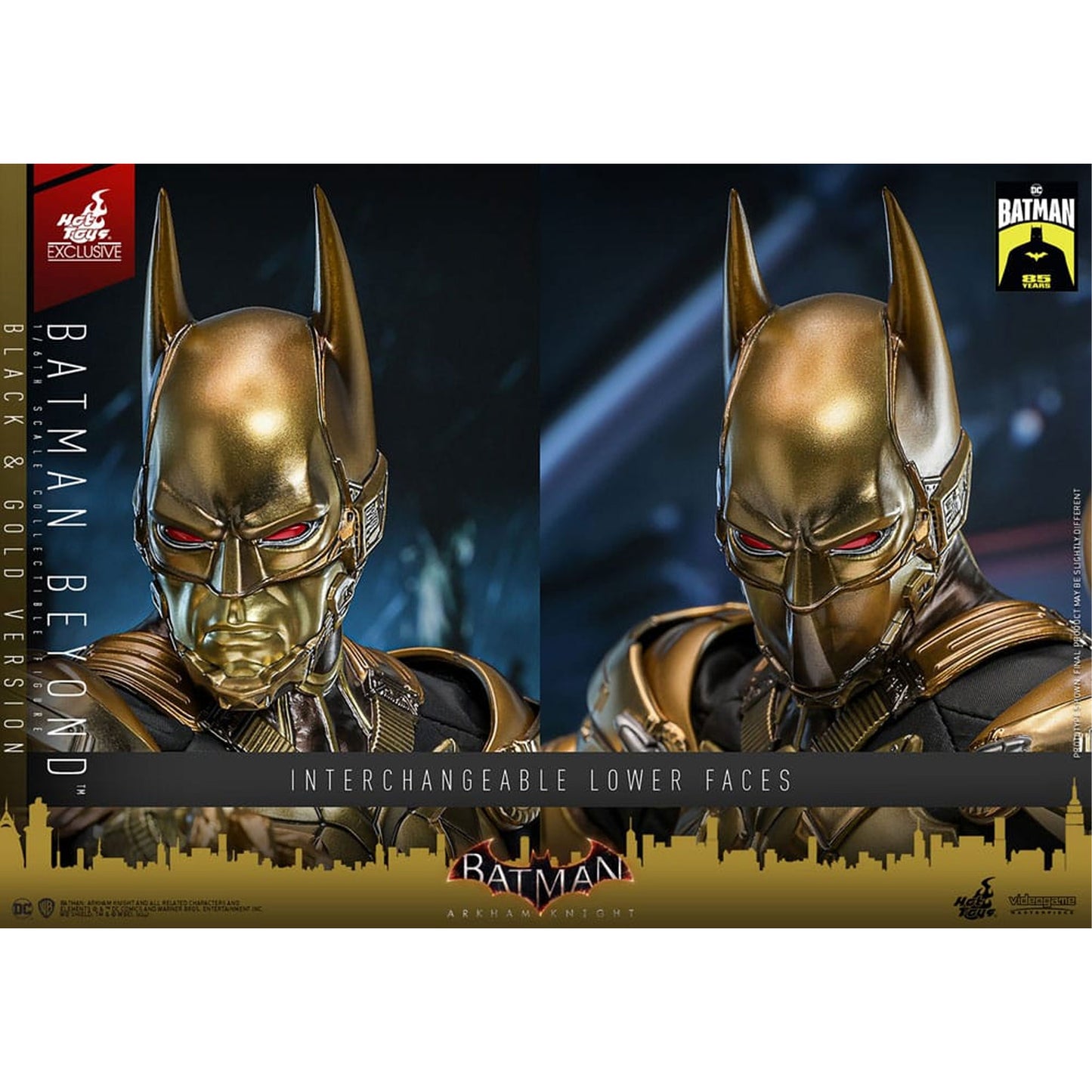 Batman: Arkham Knight Videogame Masterpiece Action Figure 1/6 Batman Beyond (Black & Gold Version)