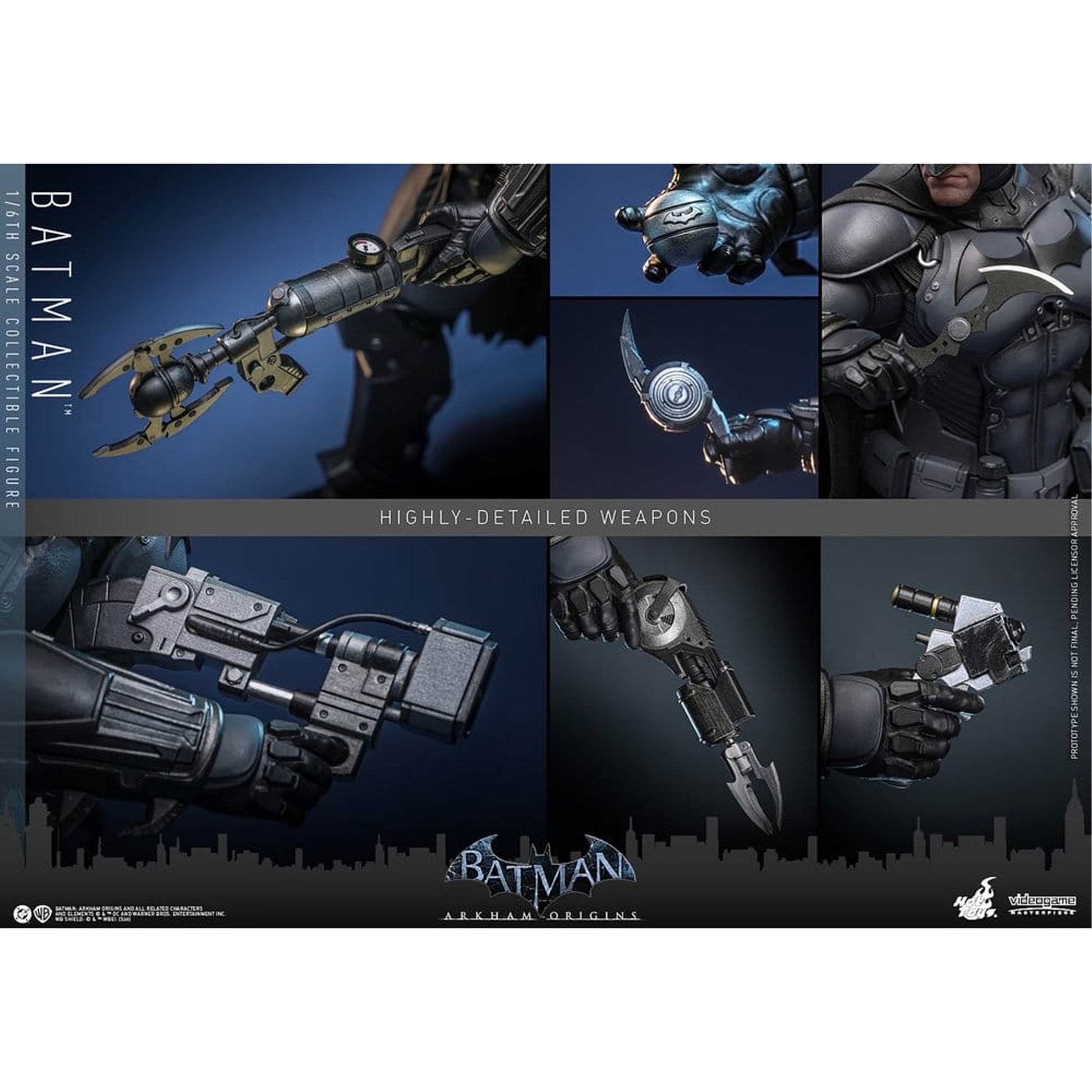 Batman Arkham Origins Videogame Masterpiece 1/6 Batman -Action Figure