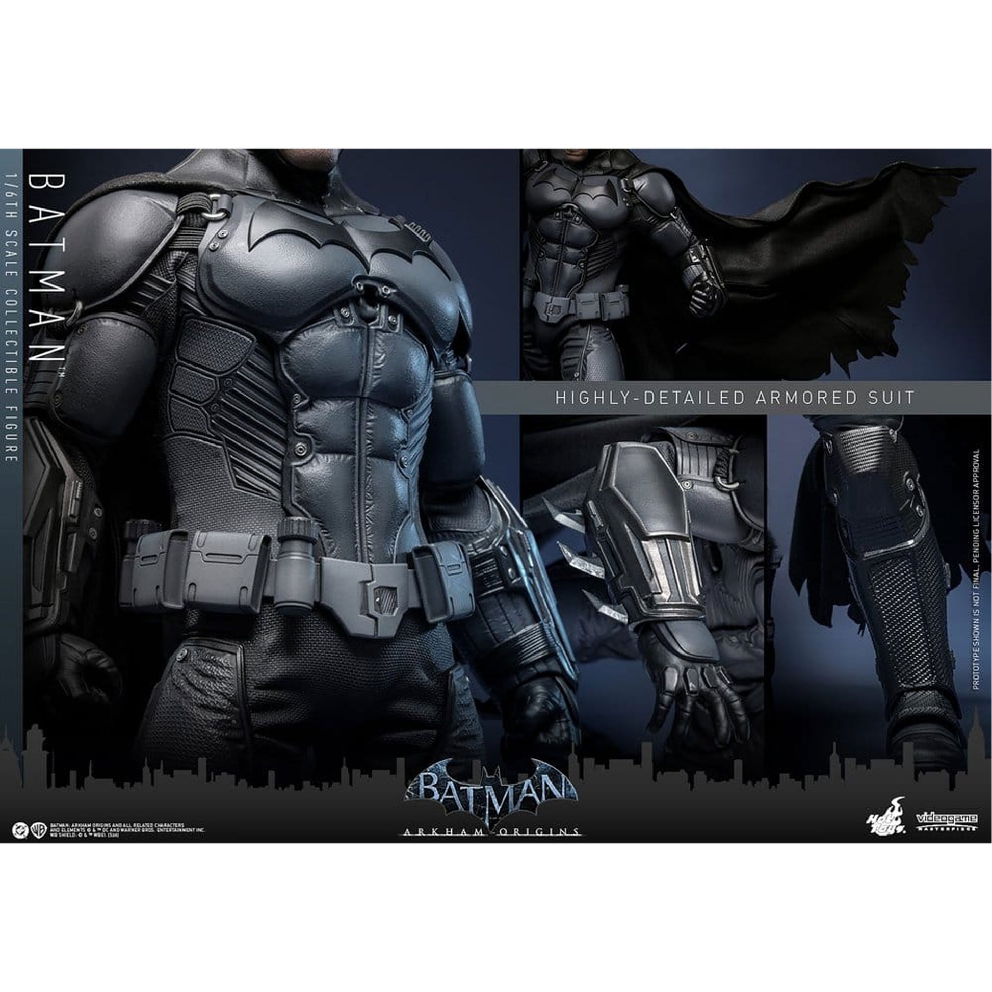 Batman Arkham Origins Videogame Masterpiece 1/6 Batman -Action Figure