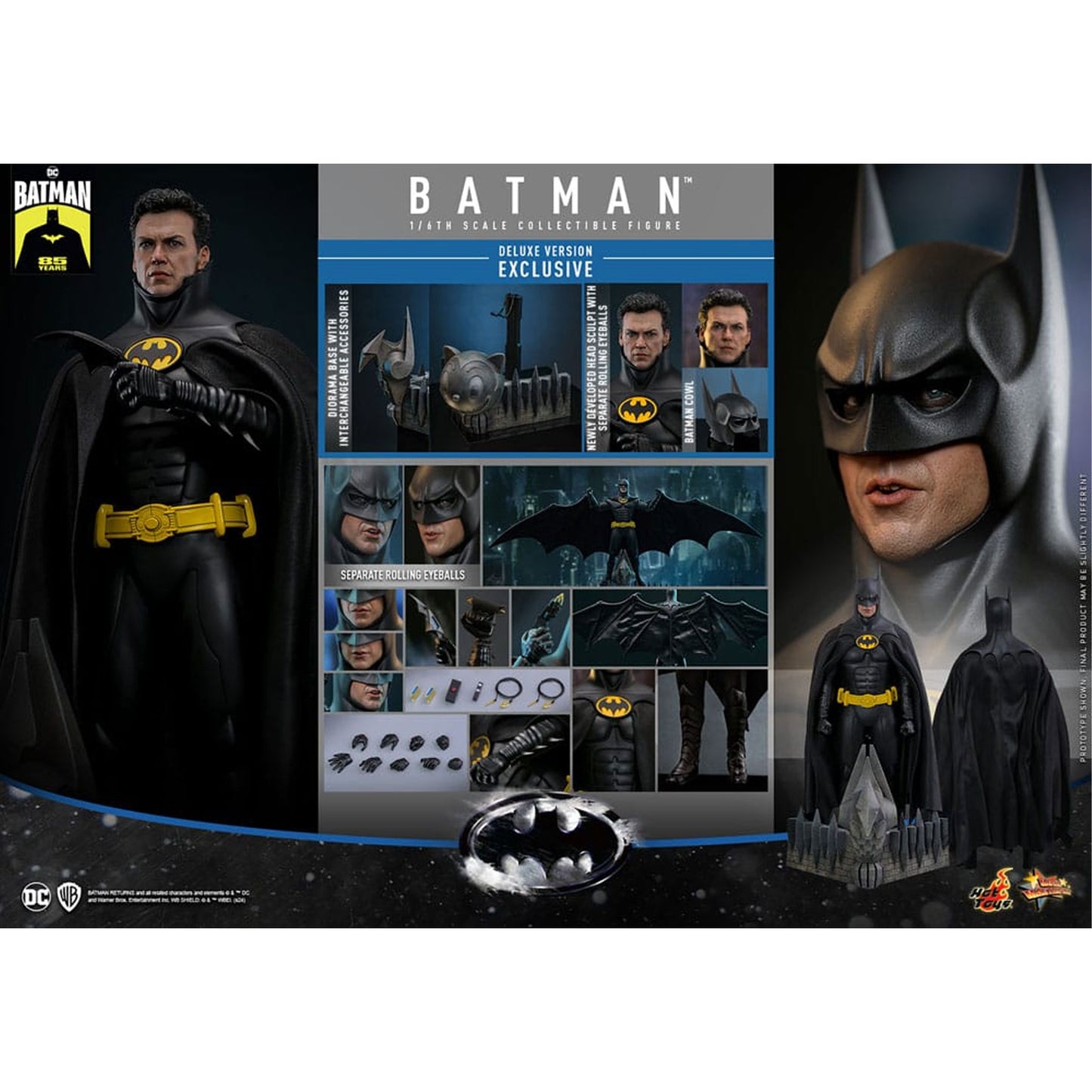 Batman Returns Movie Masterpiece 1/6 Batman (Deluxe Version)