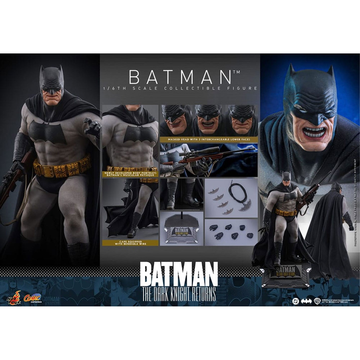 Batman: The Dark Knight Returns Comic Masterpiece 1/6 Batman