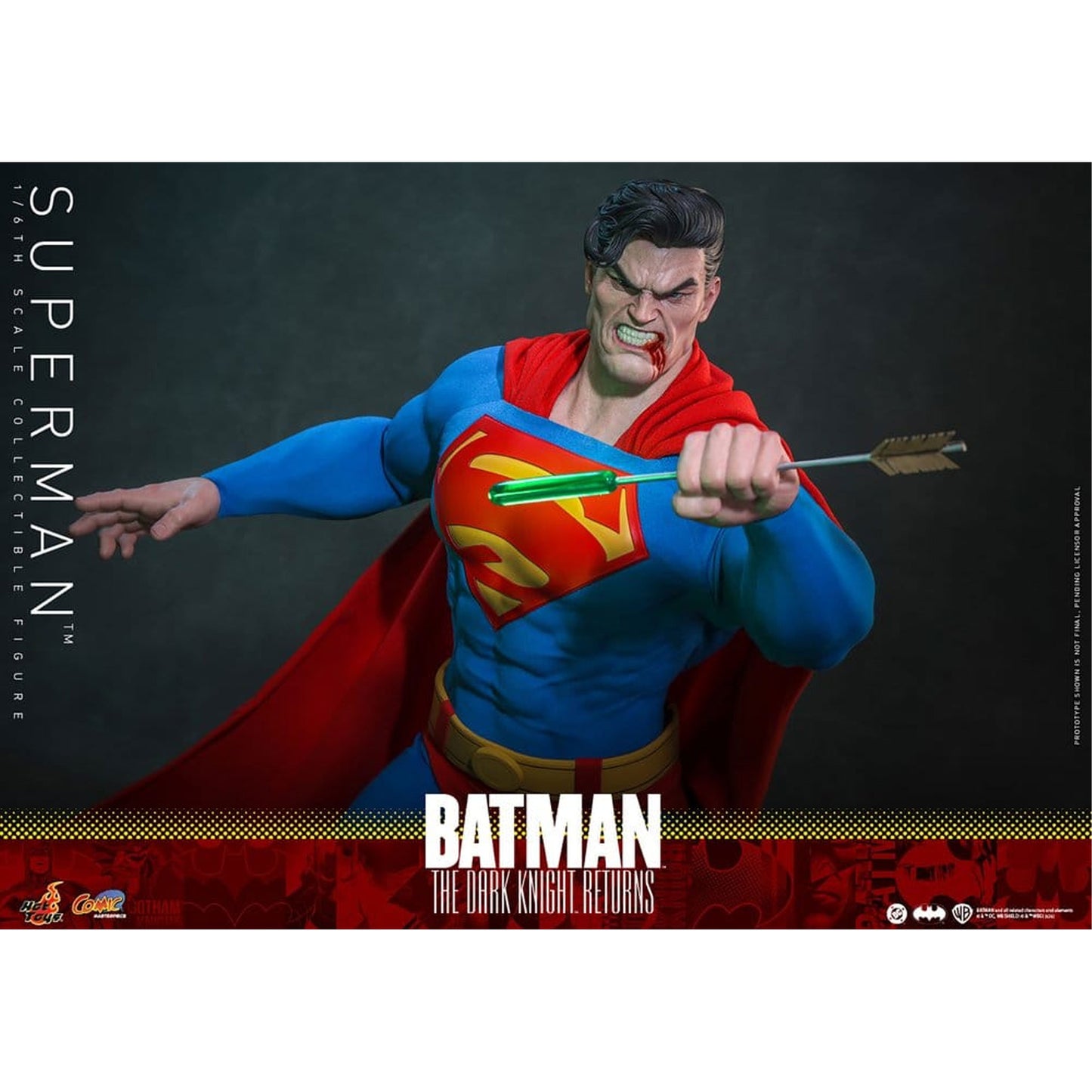Batman: The Dark Knight Returns Comic Masterpiece 1/6 Superman -Action Figure