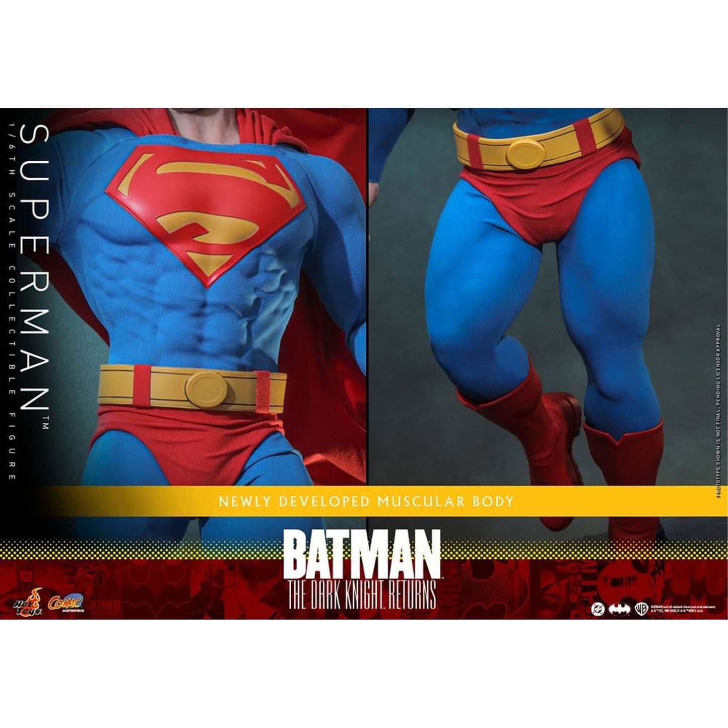 Batman: The Dark Knight Returns Comic Masterpiece 1/6 Superman -Action Figure