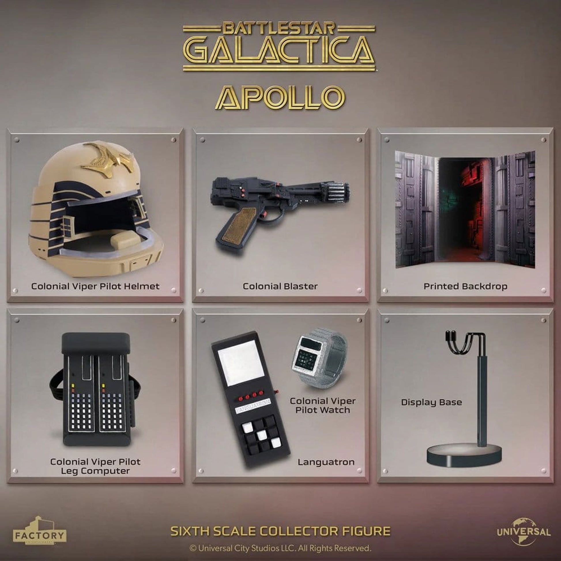 Battlestar Galactica 1/6 Captain Apollo -Action Figure