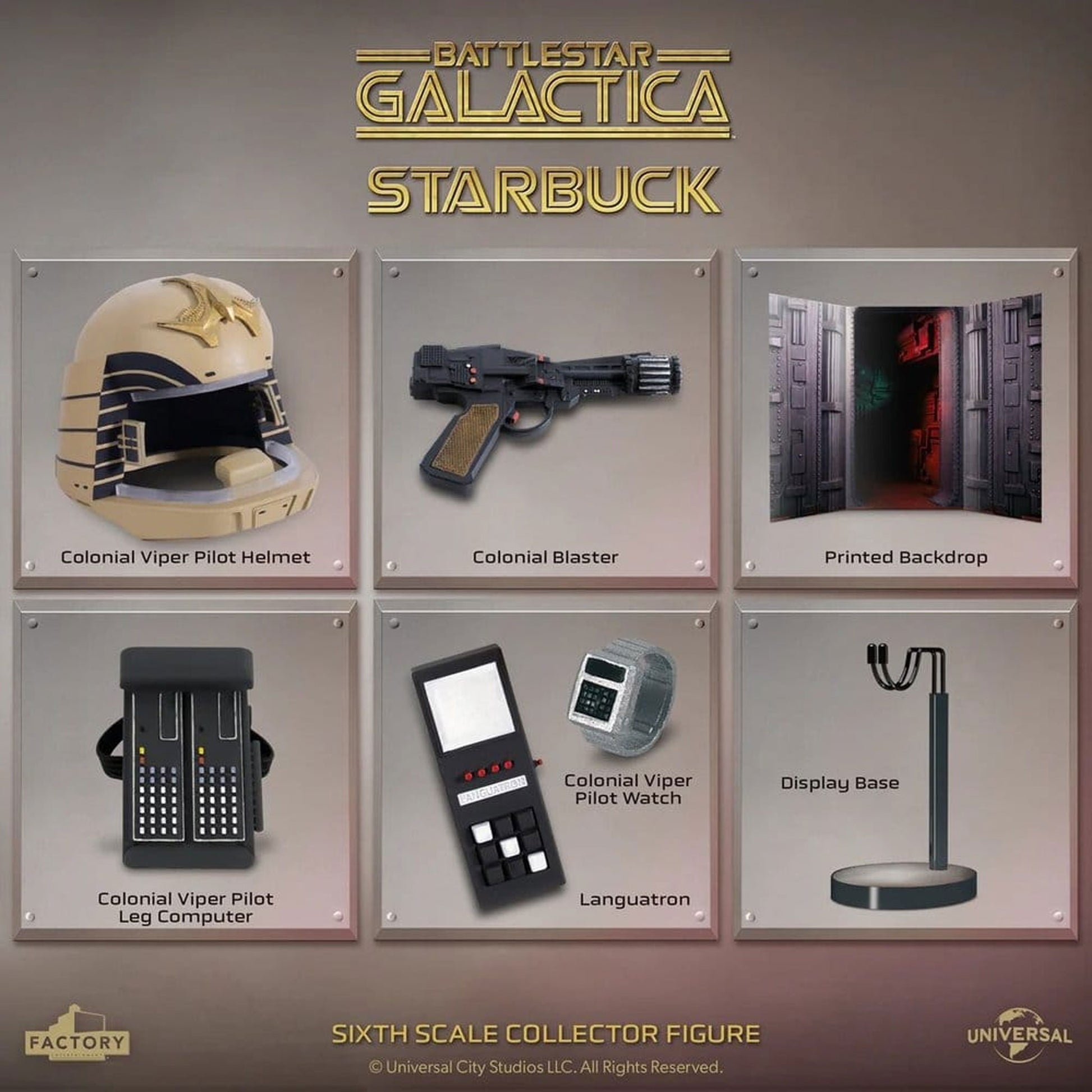 Battlestar Galactica 1/6 Lieutenant Starbuck -Action Figure