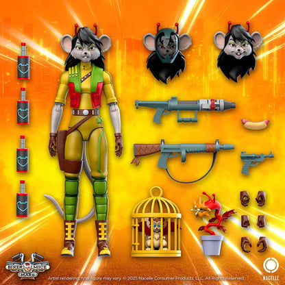 Biker Mice From Mars Carbine -Action Figuuri