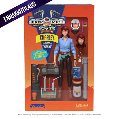 Biker Mice From Mars Charley -Action Figuuri