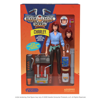 Biker Mice From Mars Charley -Action Figuuri