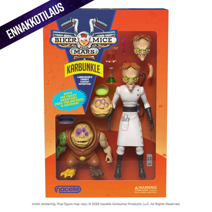 Biker Mice From Mars Karbunkle & Fred The Mutant -Action Figuuri
