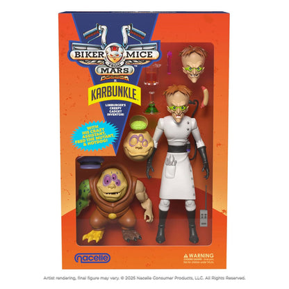 Biker Mice From Mars Karbunkle & Fred The Mutant -Action Figuuri