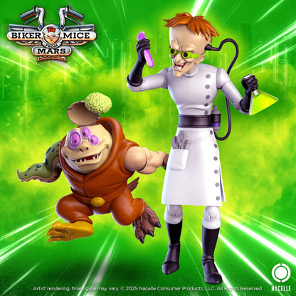 Biker Mice From Mars Karbunkle & Fred The Mutant -Action Figuuri