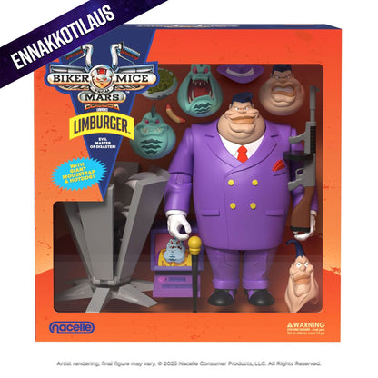 Biker Mice From Mars Limburger -Action Figuuri