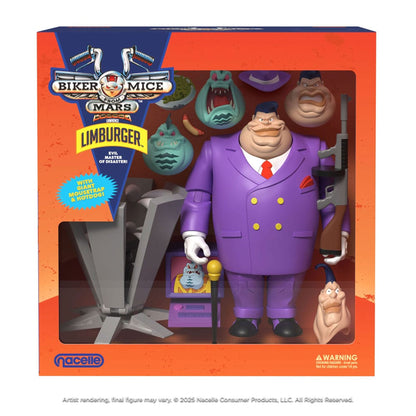 Biker Mice From Mars Limburger -Action Figuuri