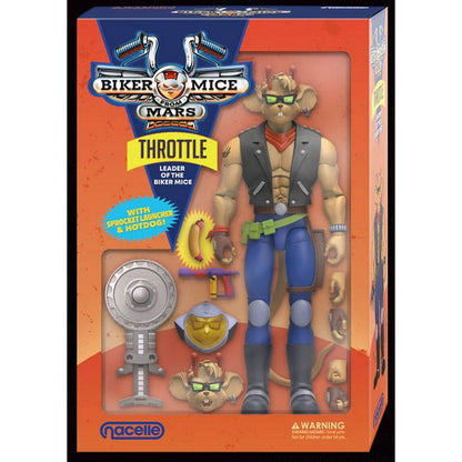 Biker Mice From Mars Throttle -Action Figuuri