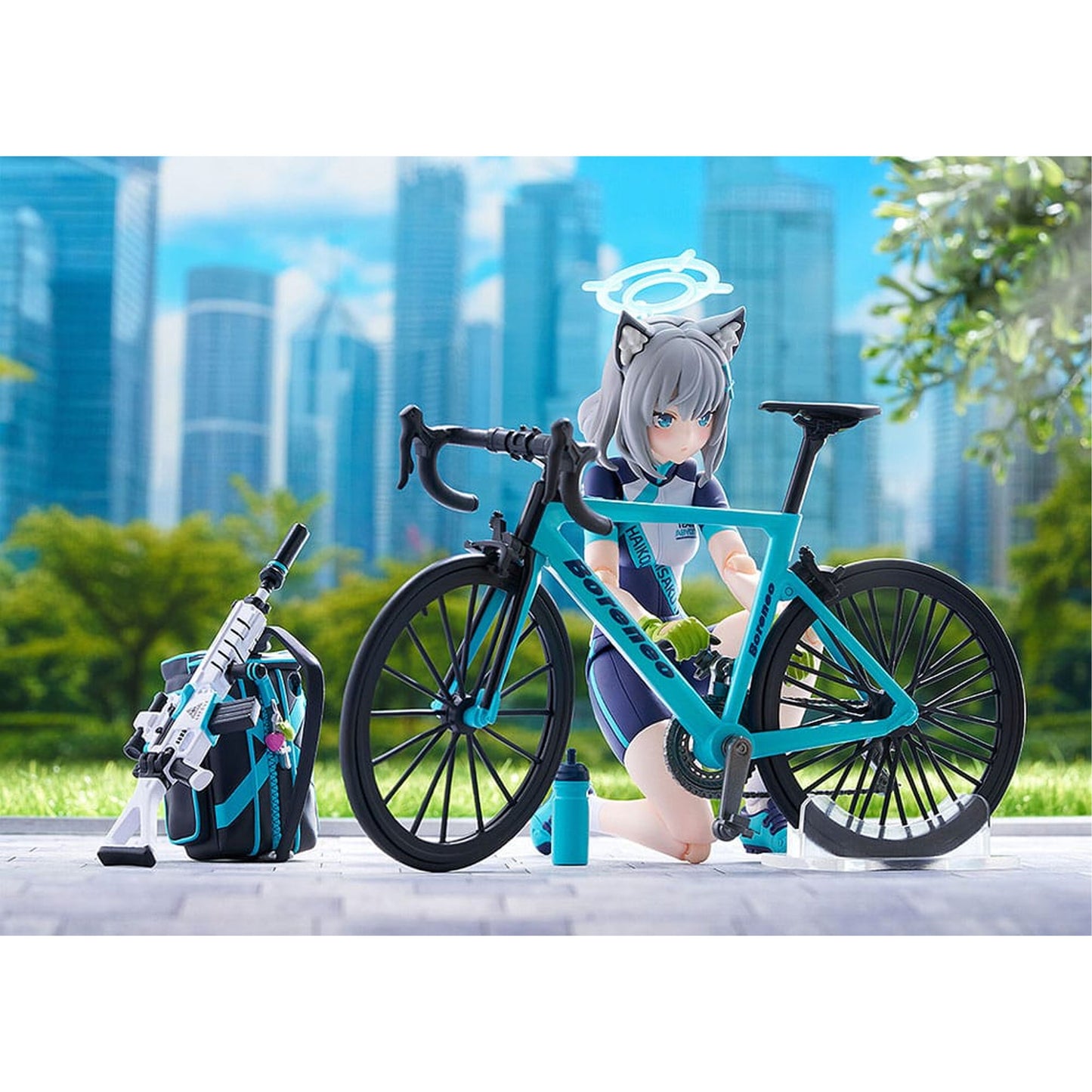 Blue Archive Figma Shiroko Sunaookami Cycling DX Edition