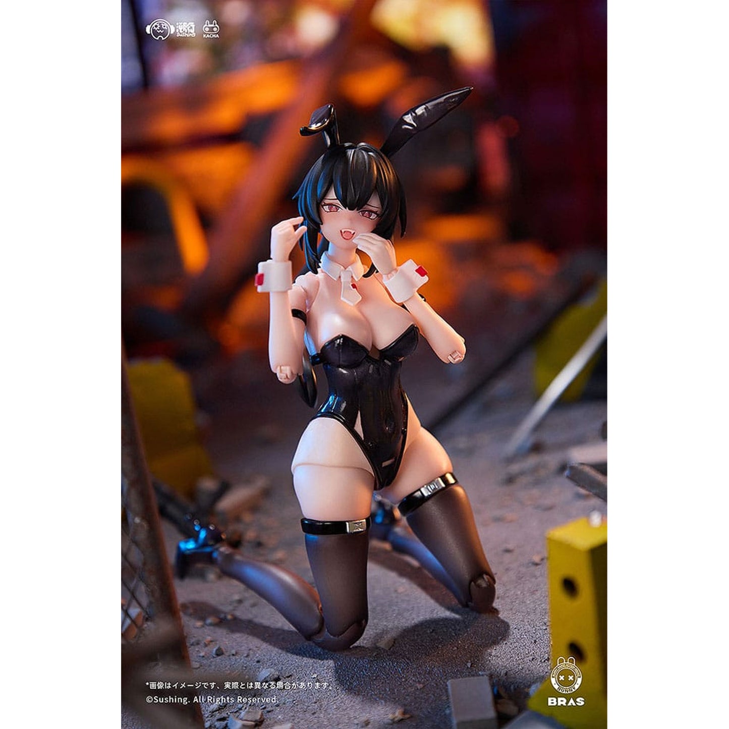 Bunny Rapid Action Squad 1/12 Attacker Runa -Action Figure