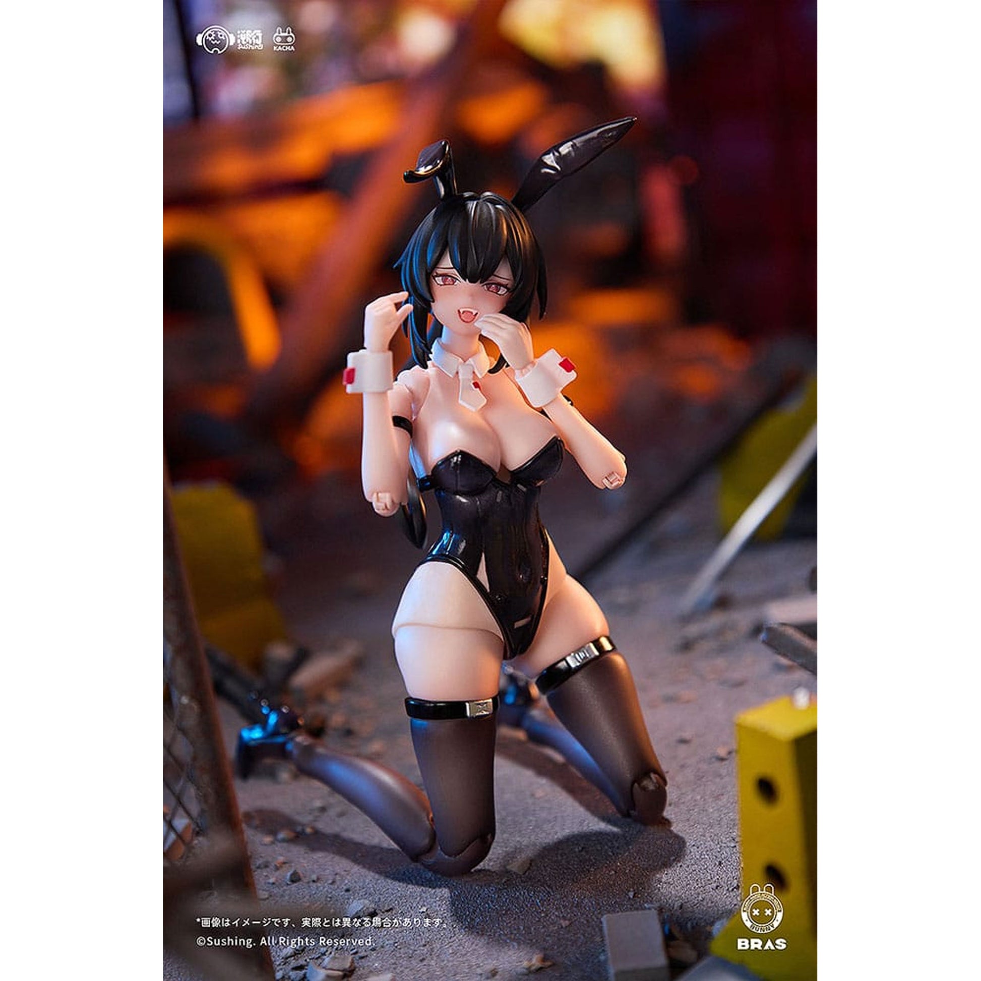 Bunny Rapid Action Squad 1/12 Attacker Runa -Action Figure