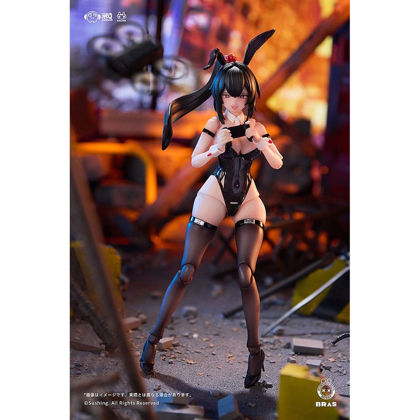 Bunny Rapid Action Squad 1/12 Attacker Runa -Action Figure
