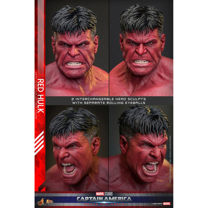 Captain America: Brave New World Movie Masterpiece Action Figure 1/6 Red Hulk