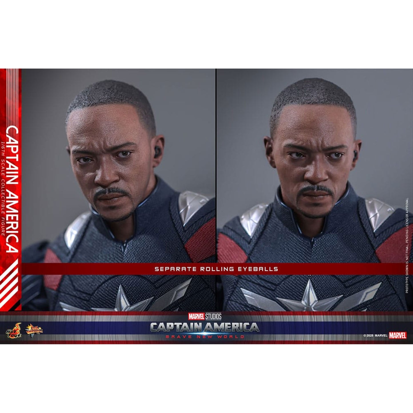 Captain America: Brave New World Movie Masterpiece Action Figure 1/6 Captain America