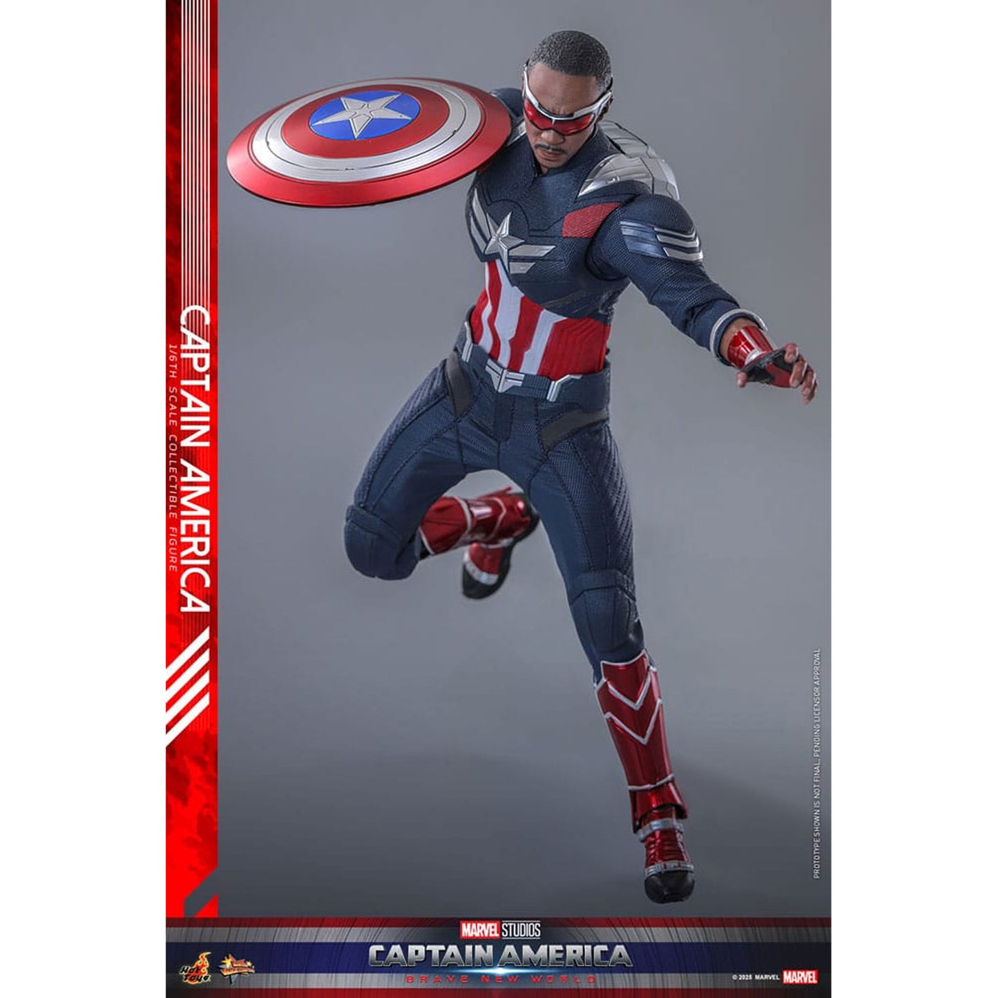 Captain America: Brave New World Movie Masterpiece Action Figure 1/6 Captain America