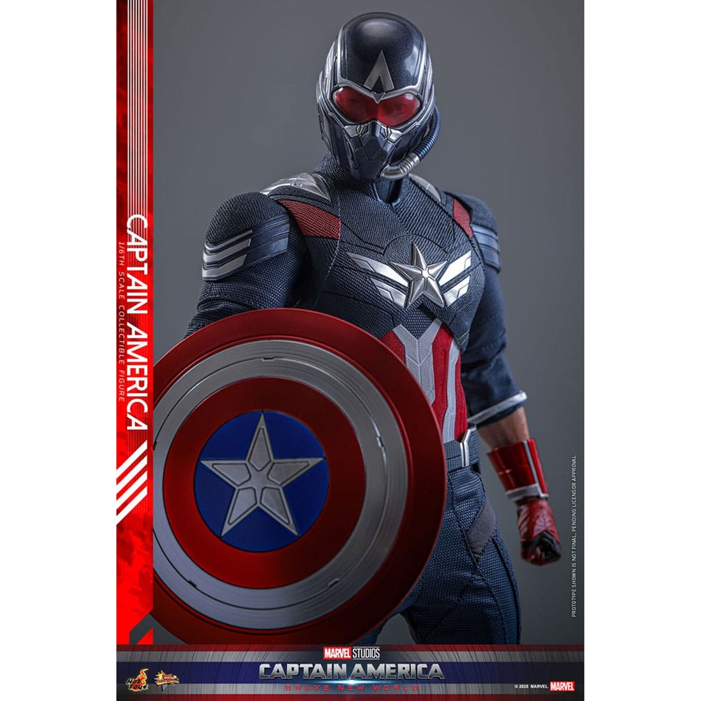 Captain America: Brave New World Movie Masterpiece Action Figure 1/6 Captain America