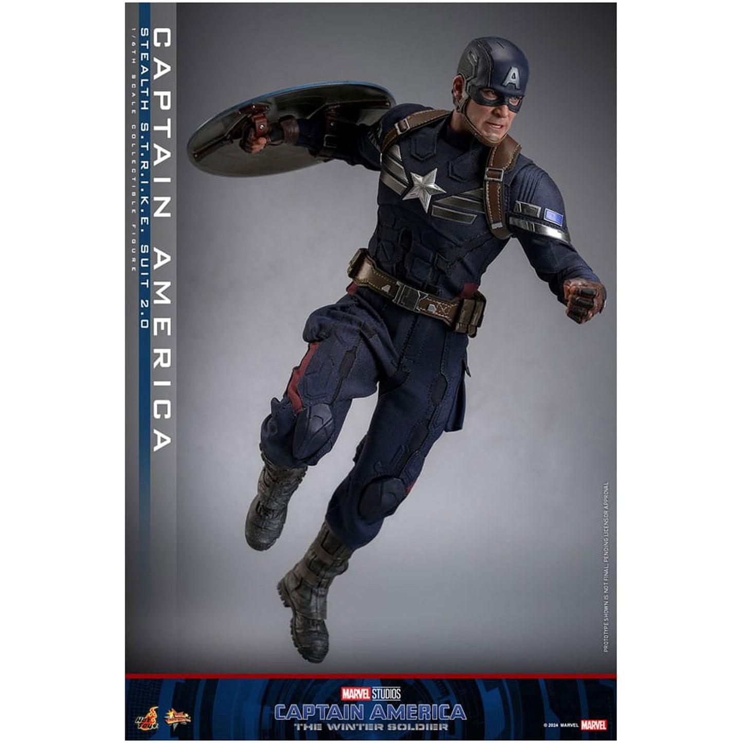 Captain America: The Winter Soldier Movie Masterpiece 1/6 Captain America (Stealth S.T.R.I.K.E. Suit) 2.0