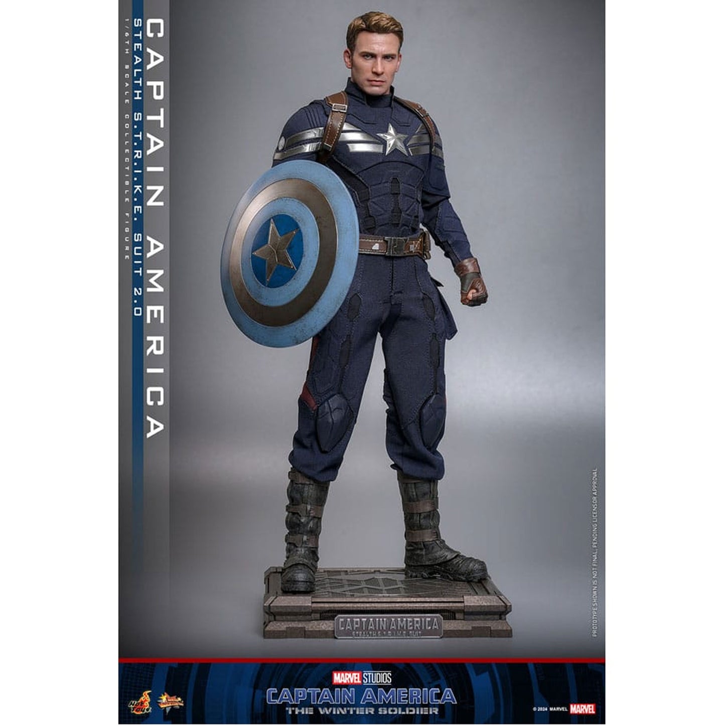 Captain America: The Winter Soldier Movie Masterpiece 1/6 Captain America (Stealth S.T.R.I.K.E. Suit) 2.0