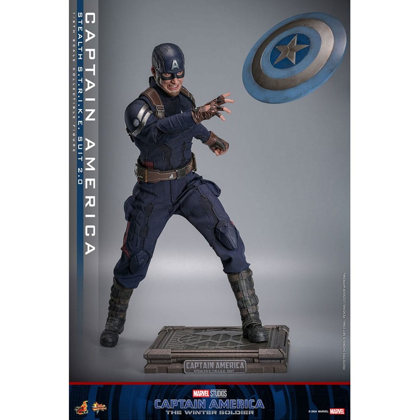 Captain America: The Winter Soldier Movie Masterpiece 1/6 Captain America (Stealth S.T.R.I.K.E. Suit) 2.0