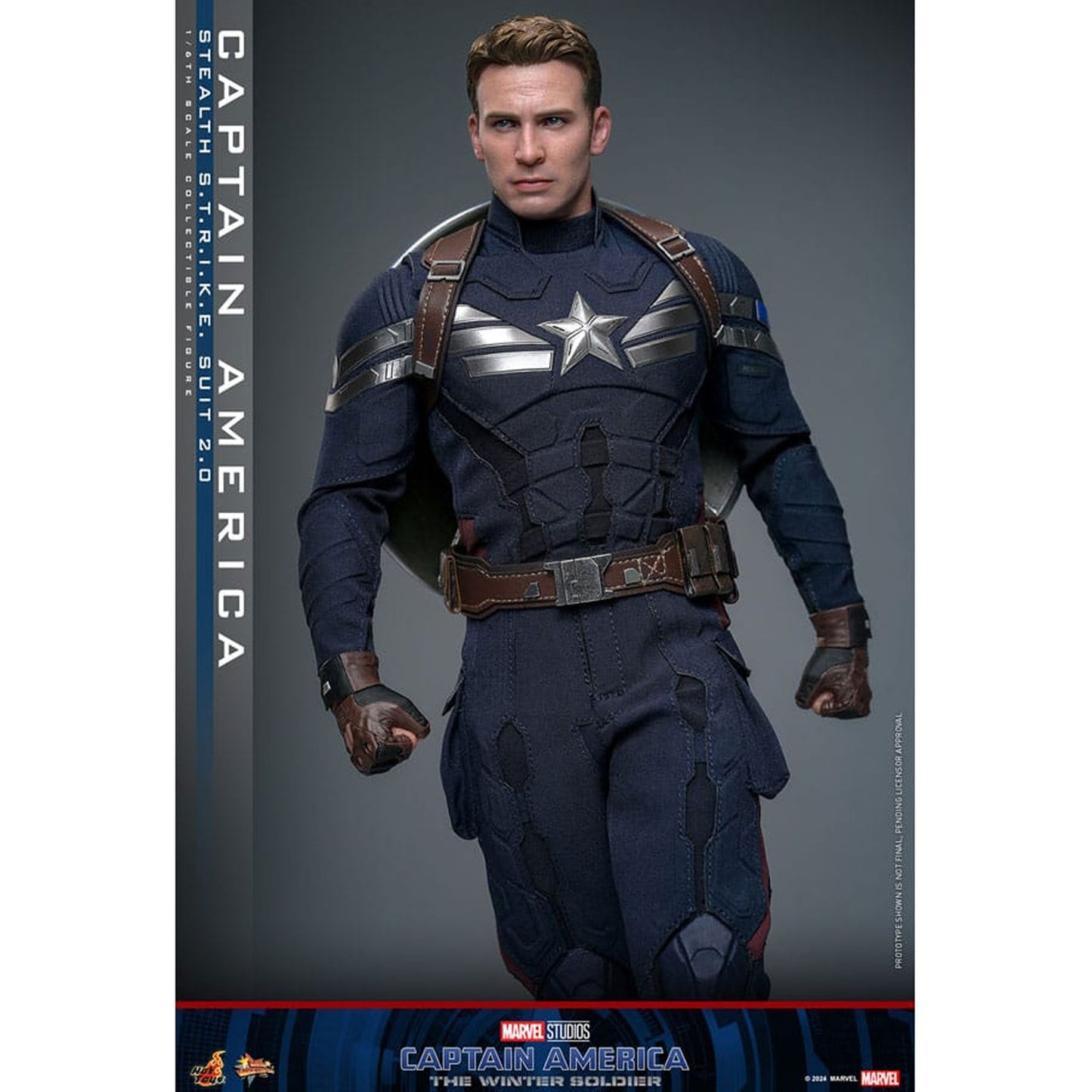 Captain America: The Winter Soldier Movie Masterpiece 1/6 Captain America (Stealth S.T.R.I.K.E. Suit) 2.0