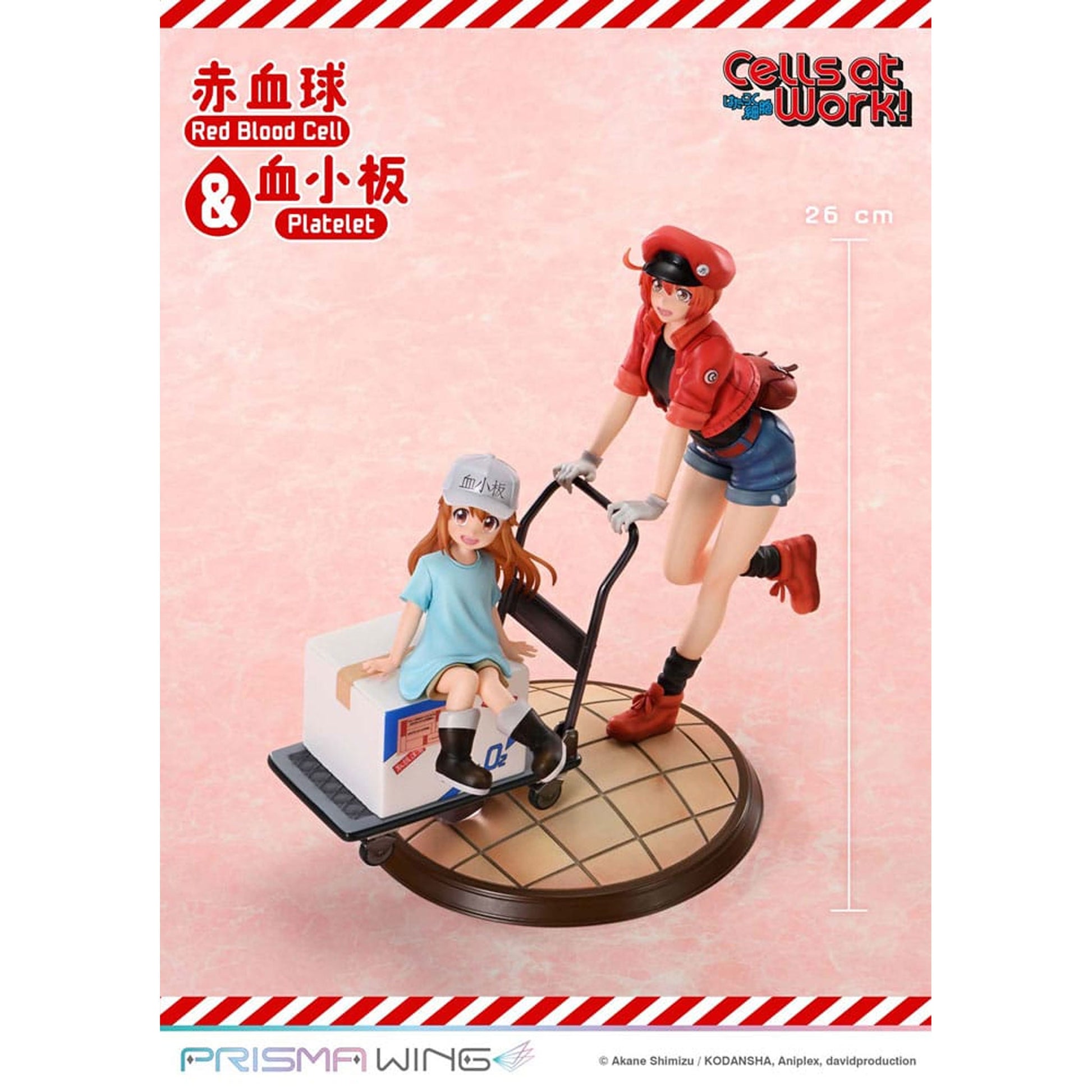 Cells at Work Prisma Wing Red Blood Cell & Platelet -Figuuri