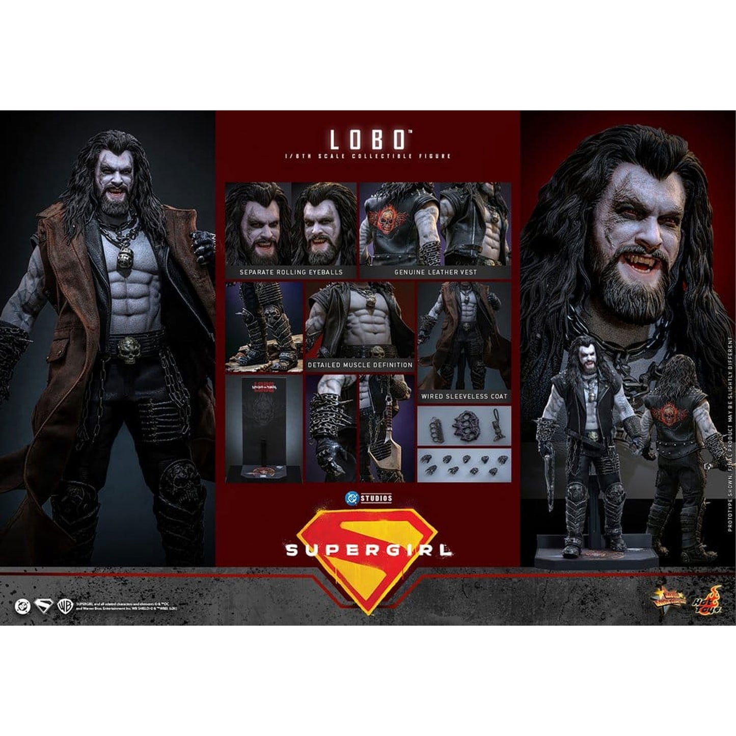 DC Comics Movie Masterpiece 1/6 Lobo -Action Figure