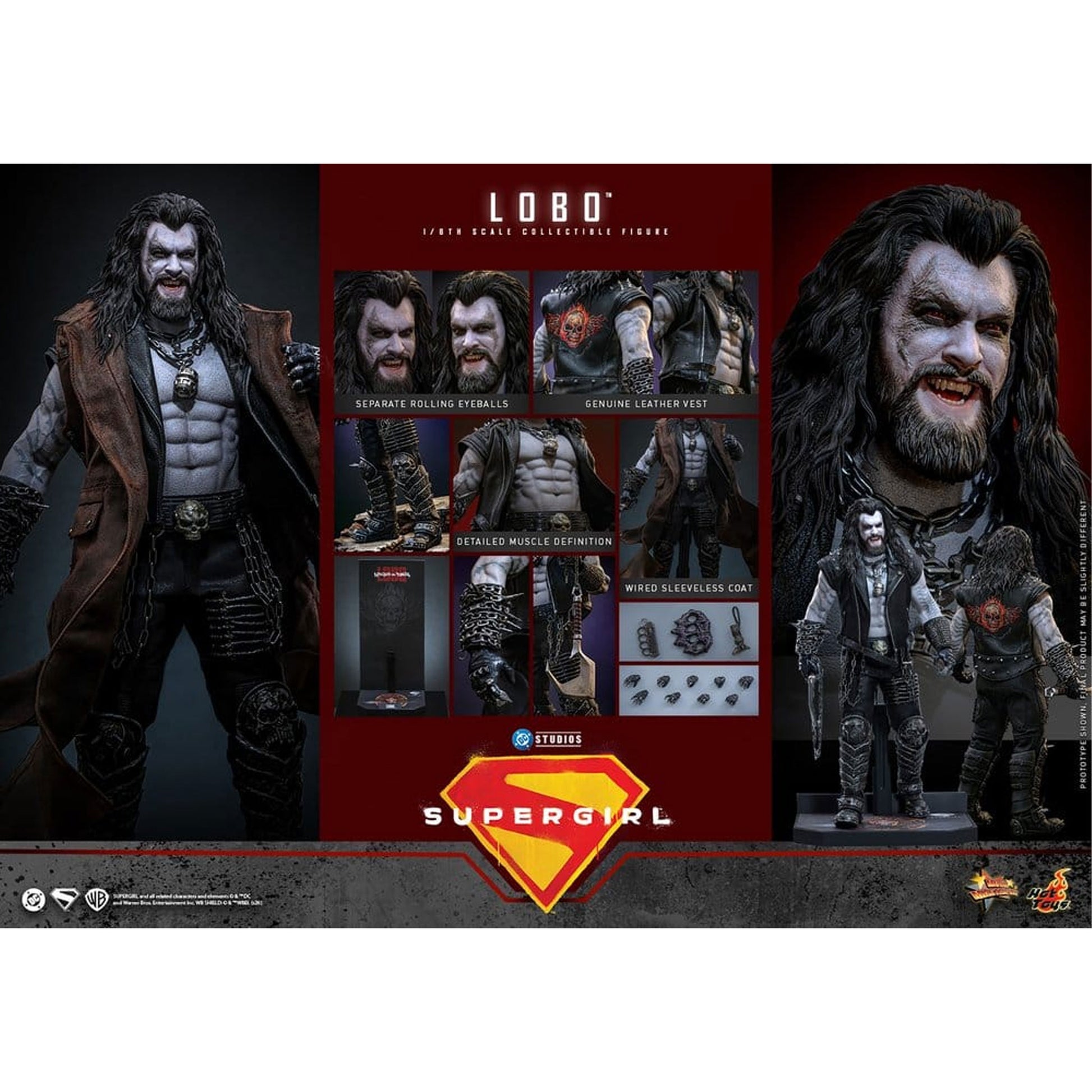 DC Comics Movie Masterpiece 1/6 Lobo -Action Figure