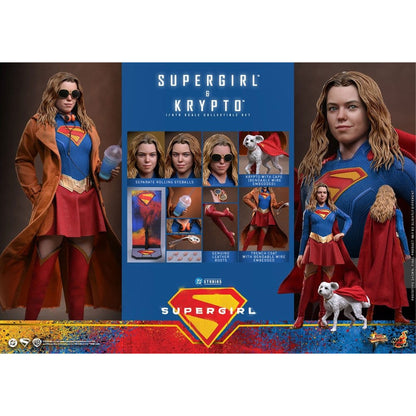 DC Comics Movie Masterpiece Set Supergirl & Krypto - Action Figure