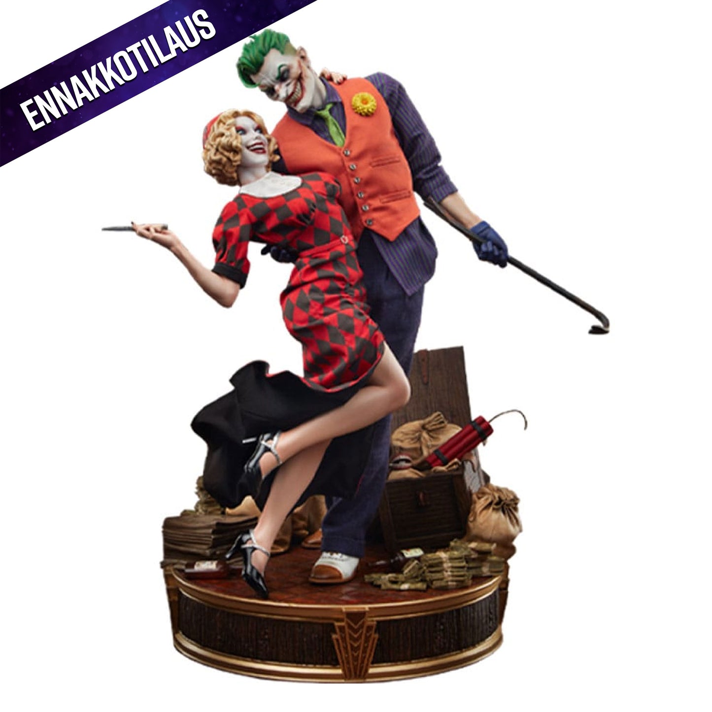 DC Comics Mythos Statue 1/5 The Joker and Harley Quinn: Lawless Love