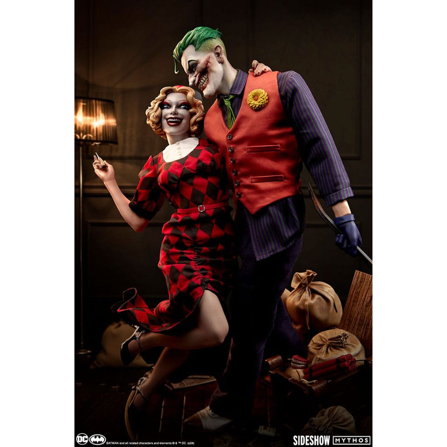 DC Comics Mythos Statue 1/5 The Joker and Harley Quinn: Lawless Love