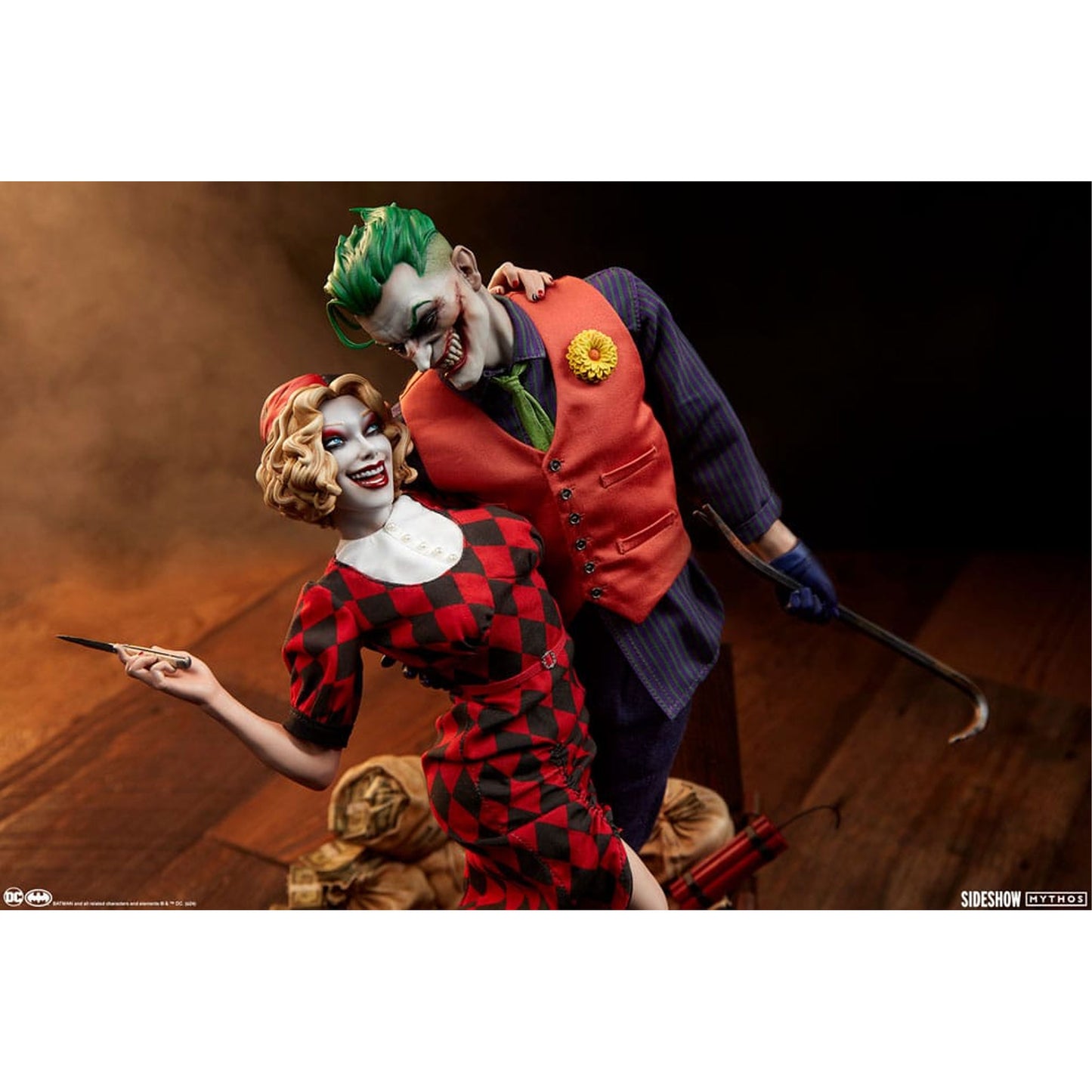 DC Comics Mythos Statue 1/5 The Joker and Harley Quinn: Lawless Love