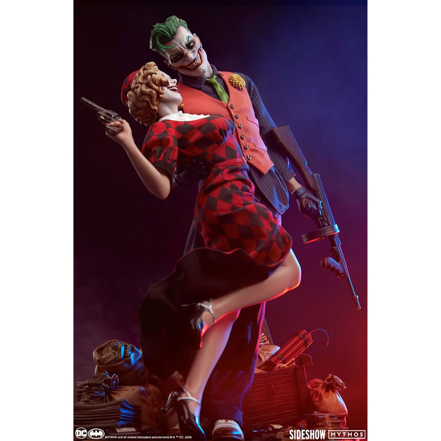 DC Comics Mythos Statue 1/5 The Joker and Harley Quinn: Lawless Love