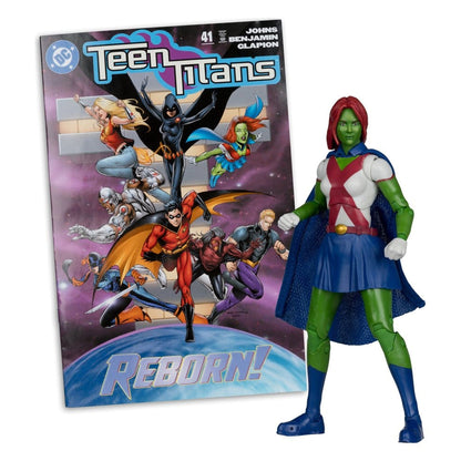 DC Direct Page Punchers Miss Martian (Teen Titans #41) (Red Platinum Edition) -Action Figure