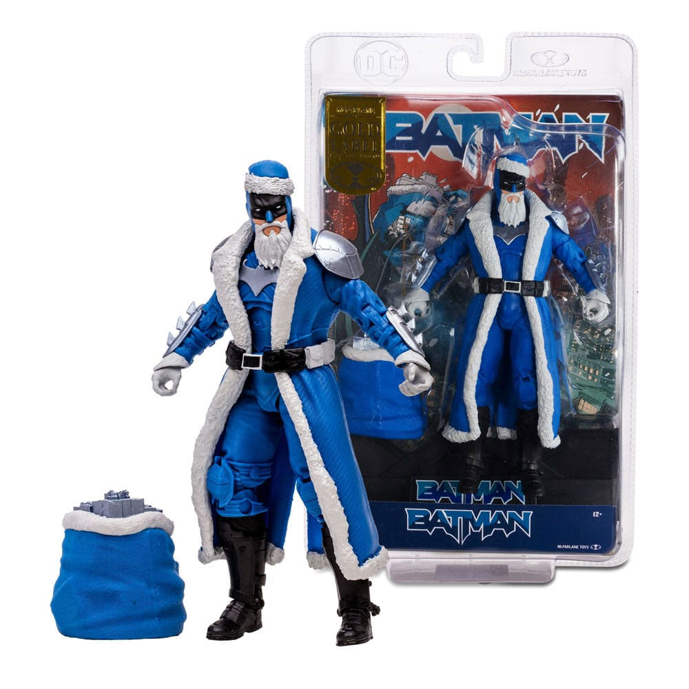 DC Multiverse Bat Santa (Blue Variant)(Gold Label)