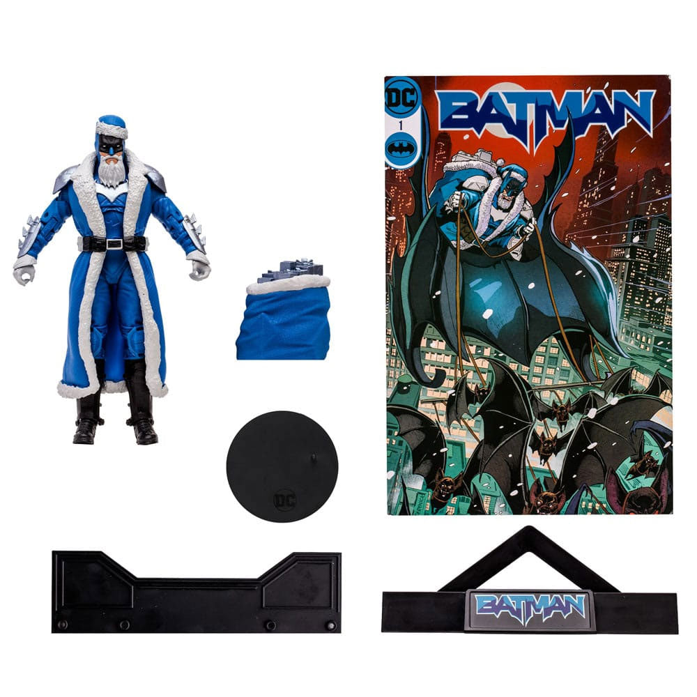 DC Multiverse Bat Santa (Blue Variant)(Gold Label)